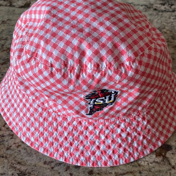 Nike Vintage Pink Iowa State University Women’s bucket ISU hat - Picture 1 of 6